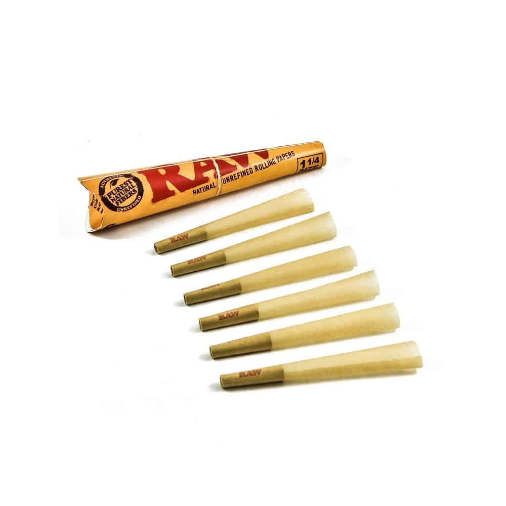 1 1/4 Raw Cones 6 pk.