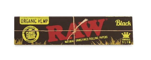 Black Organic - Hemp King Size - Slim Rolling Paper