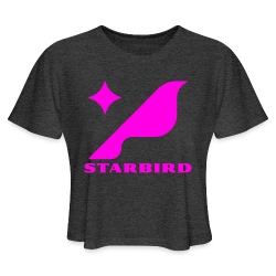 Starbird Womens Cropped Logo Tee